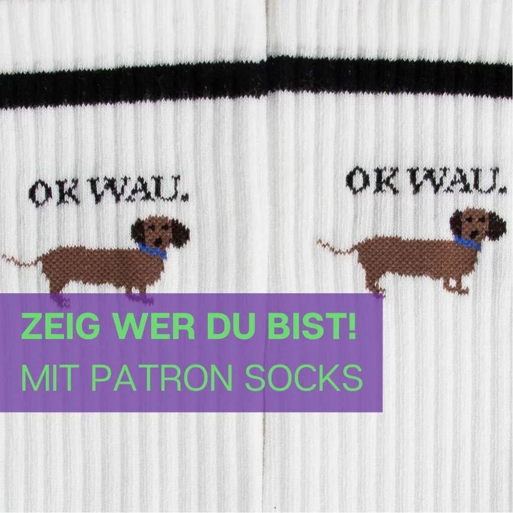 PATRON OK WAU DACKEL Größe: 41-46 Farbe: WEISS
