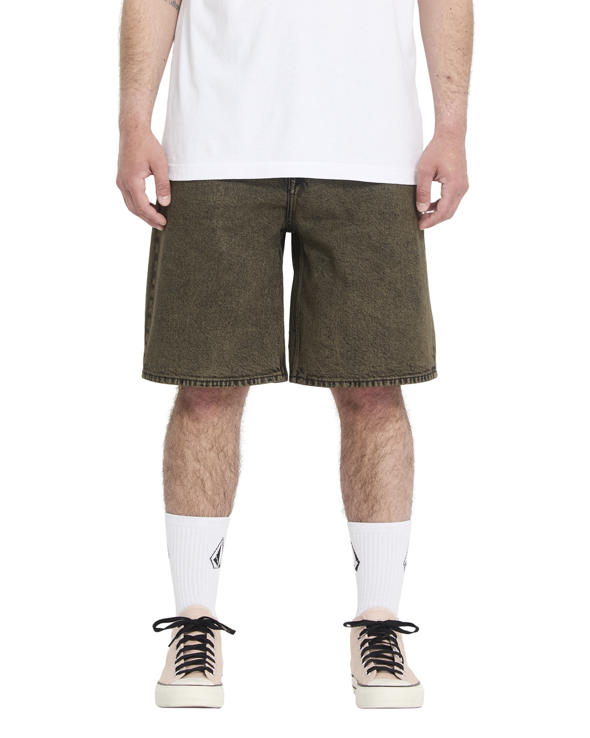 VOLCOM BILLOW DENIM SHORT 22 Größe: 28 Farbe: BLACK