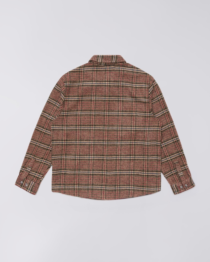 EDWIN JULIUS SHIRT LS Größe: M Farbe: BURGUNDY