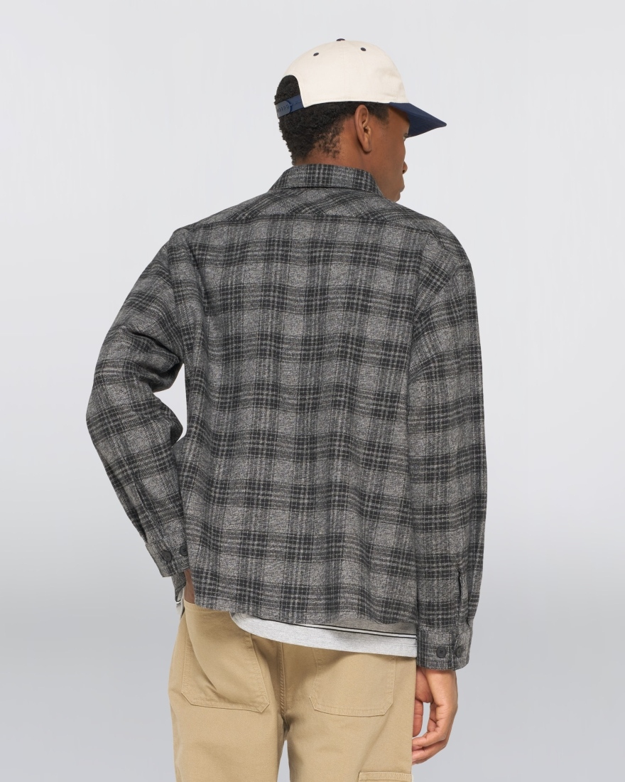 EDWIN ACE SHIRT LS Größe: M Farbe: GREY GARM.