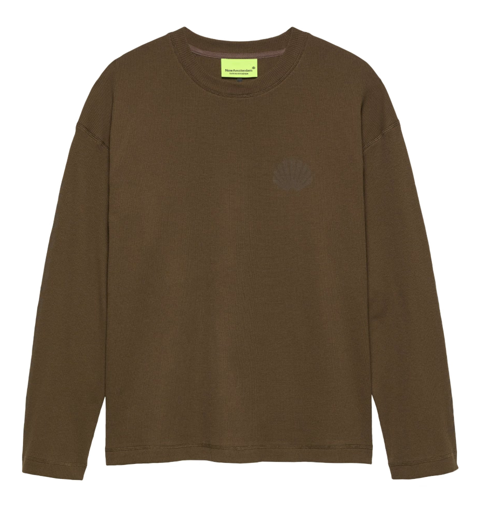 NEW AMSTERDAM LOGO LONGSLEEVE WAFFLE