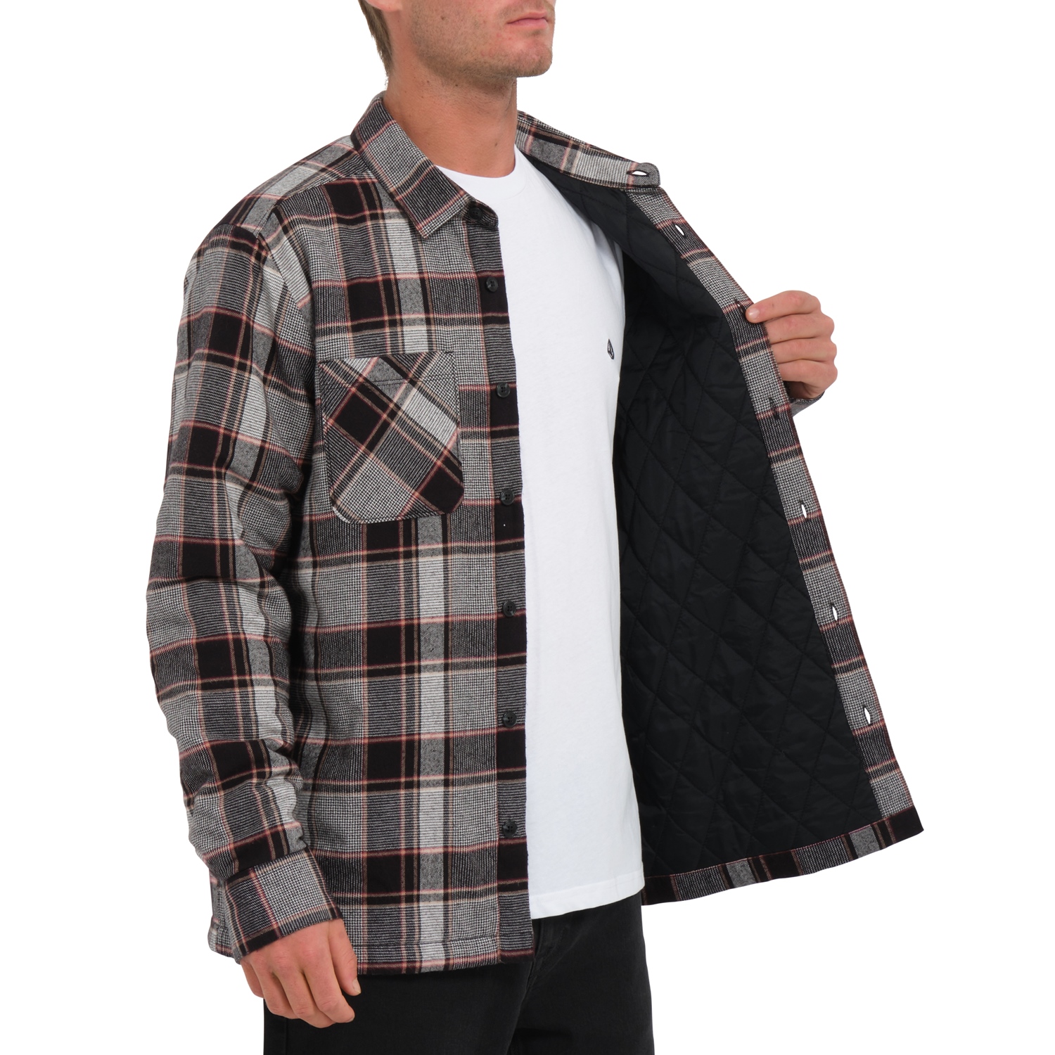 VOLCOM BRICKSTONE LINED FLANNEL LS