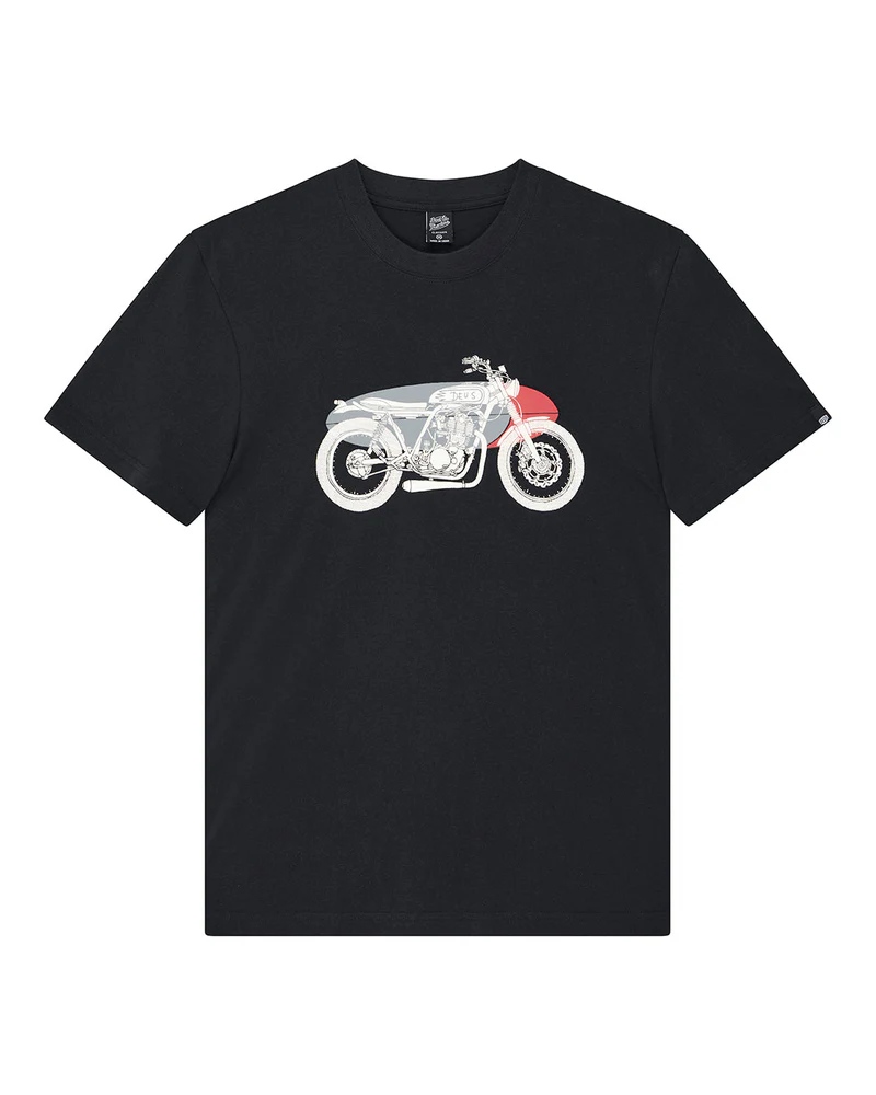 DEUS DROVERS DOG TEE Größe: L Farbe: BLACK