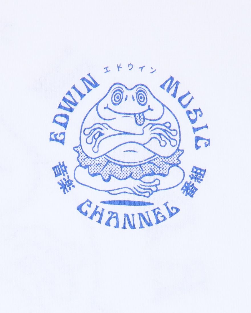 EDWIN EDWIN MUSIC CHANNEL TEE Größe: XL Farbe: WHITE