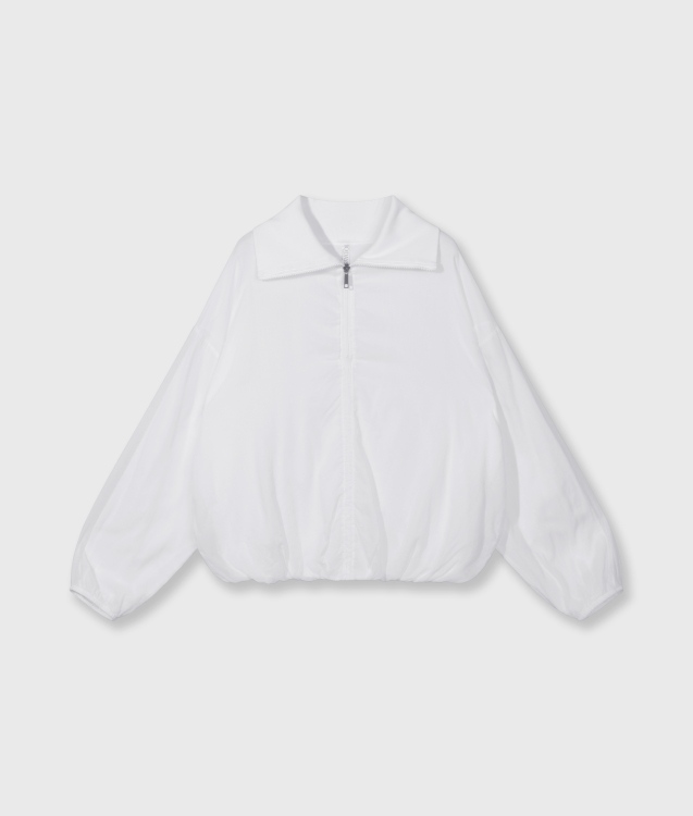 10DAYS HALF ZIP BALLOON TOP Größe: XS Farbe: WHITE