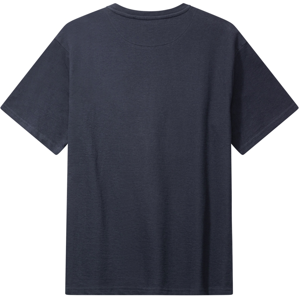 CLEANCUT COPENHAGEN CALTON STRUCTURED  TEE Größe: S Farbe: DARK NAVY