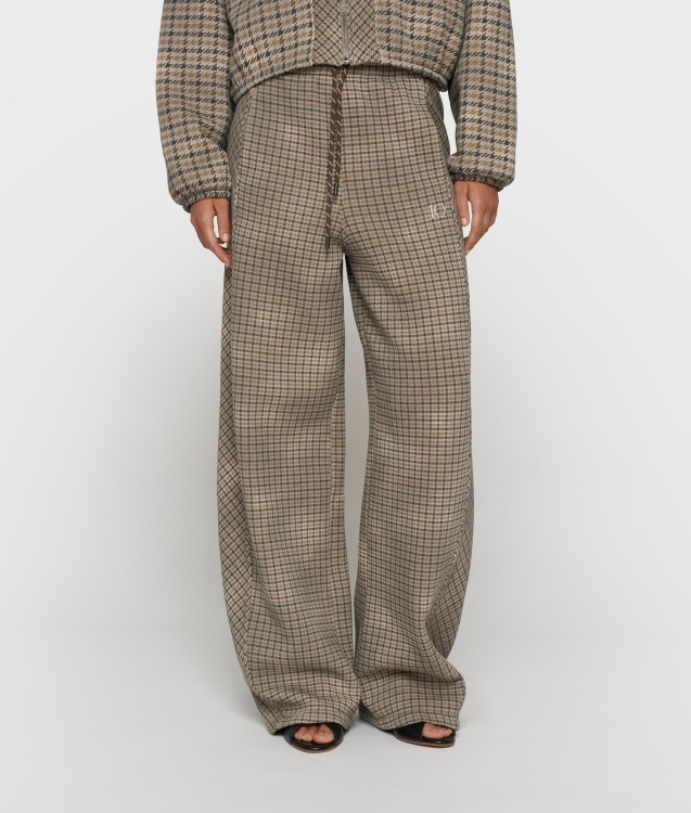 10DAYS WESTERN JOGGER CHECK Größe: S Farbe: CHAMPAGNE
