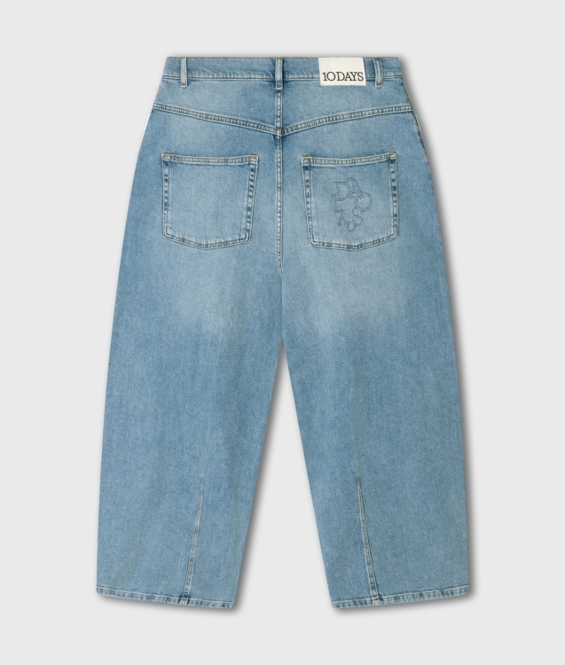 10DAYS WIDE TAPERED DENIM PANTS Größe: S Farbe: BLUE D.