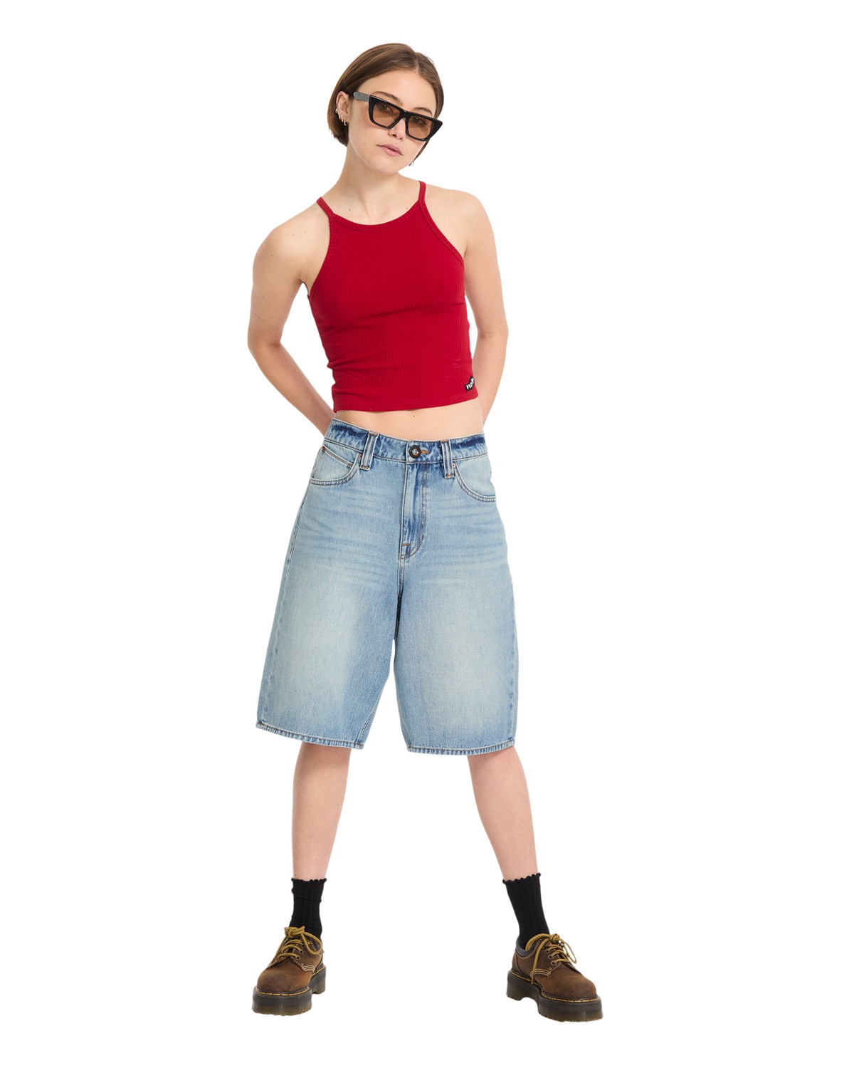 VOLCOM BEEGGY DENIM SHORT Größe: 25 Farbe: Blau