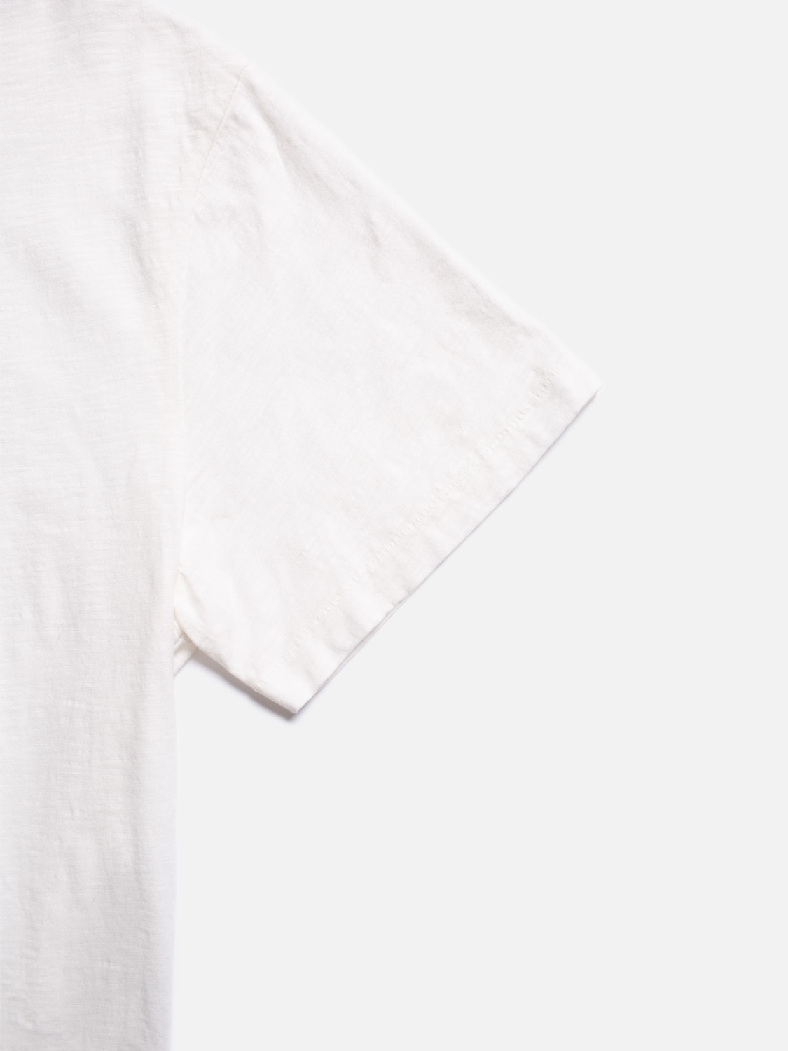 NUDIE JEANS ROFFE T-SHIRT OFF WHITE Größe: L Farbe: WHT