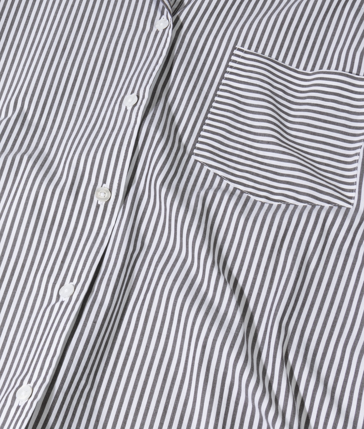 10DAYS SHIRT STRIPES GOTS Größe: XXS Farbe: WHITE/CHAR
