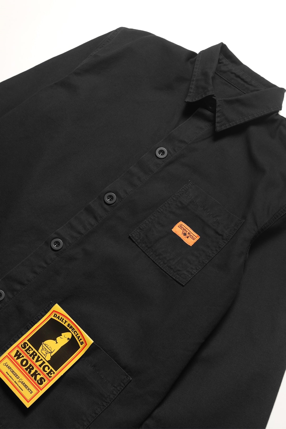 SERVICE WORKS CANVAS COVERALL JACKET Größe: XL Farbe: BLACK