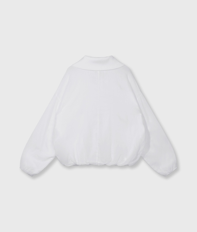10DAYS HALF ZIP BALLOON TOP Größe: XS Farbe: WHITE