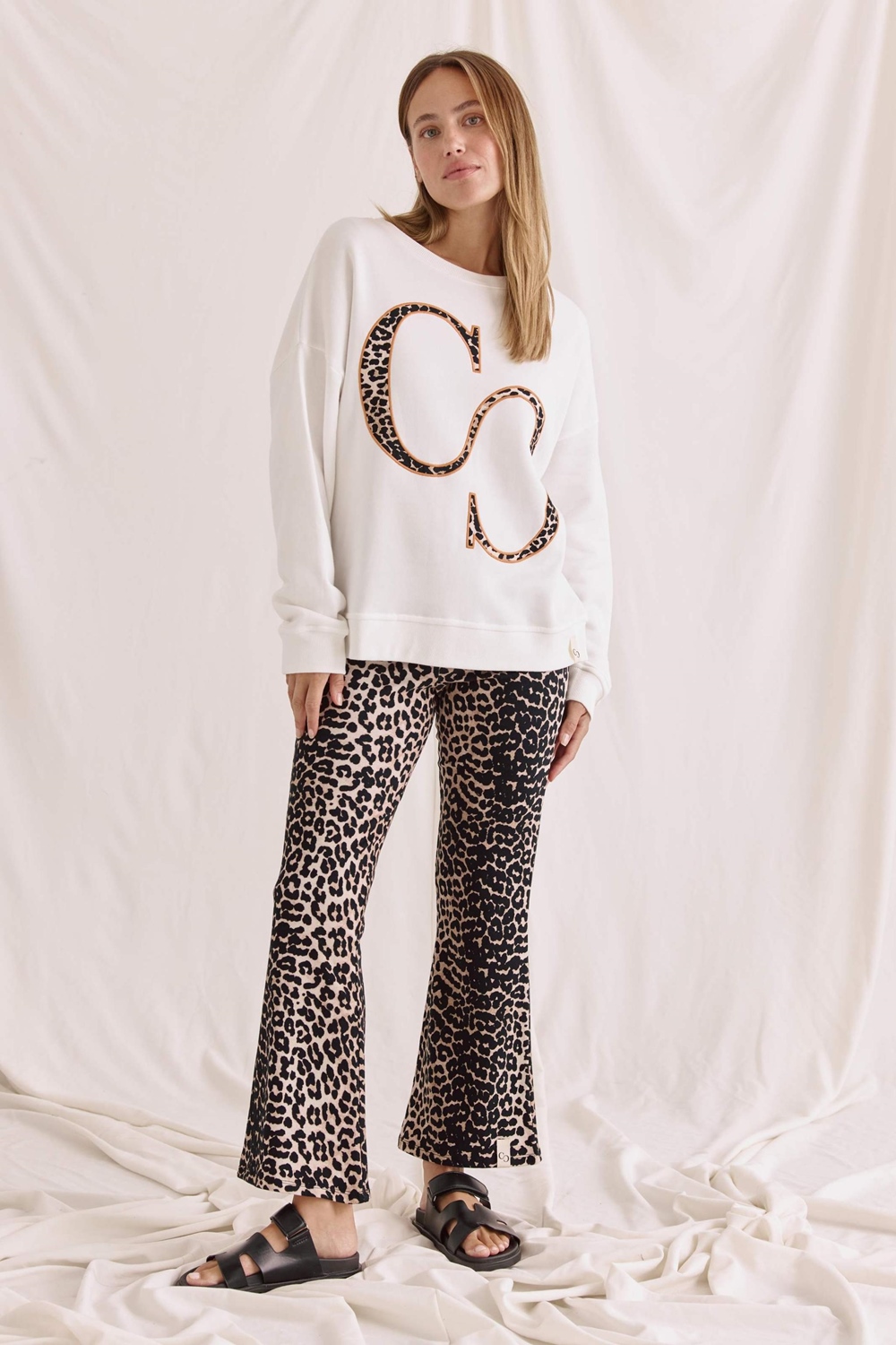COTTON CANDY LADIES SWEATSHIRT Größe: M Farbe: O.WHITE