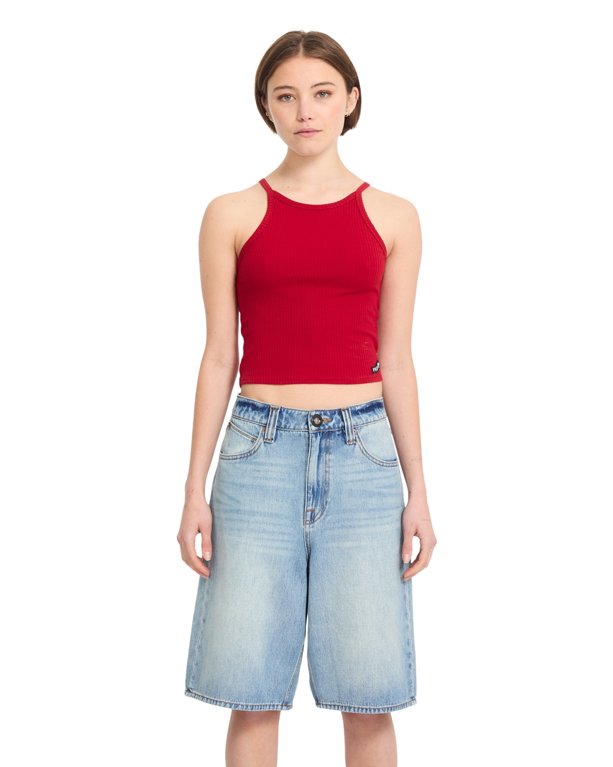 VOLCOM BEEGGY DENIM SHORT Größe: 25 Farbe: Blau