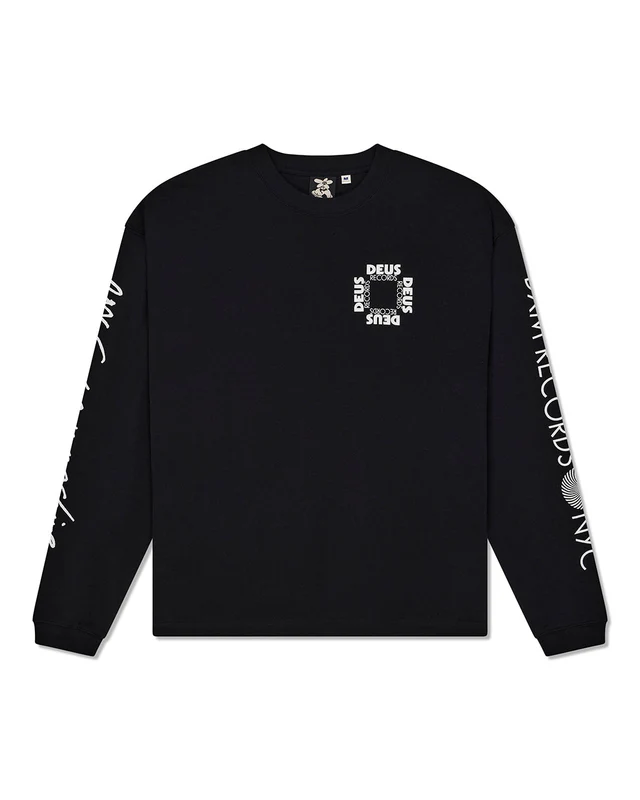 DEUS DEFACTO LS TEE Größe: XL Farbe: BLACK