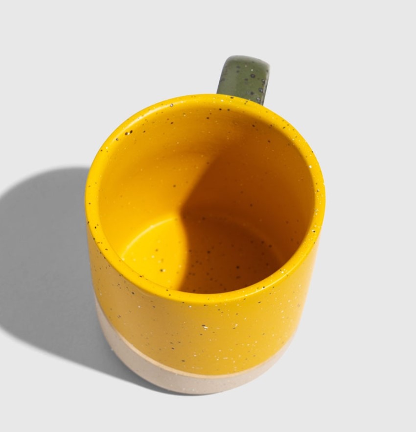 UNITED BY BLUE 8 OZ STONEWARE MUG