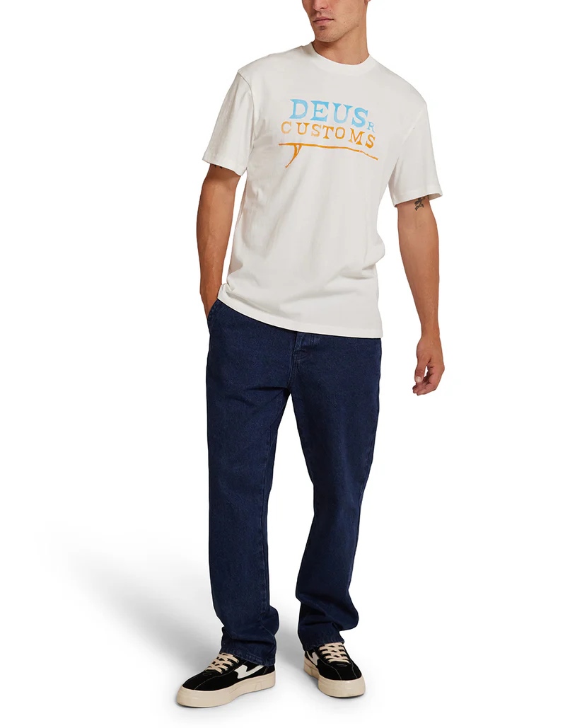DEUS BIG WAVE TEE Größe: M Farbe: V.WHITE