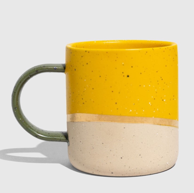 UNITED BY BLUE 8 OZ STONEWARE MUG