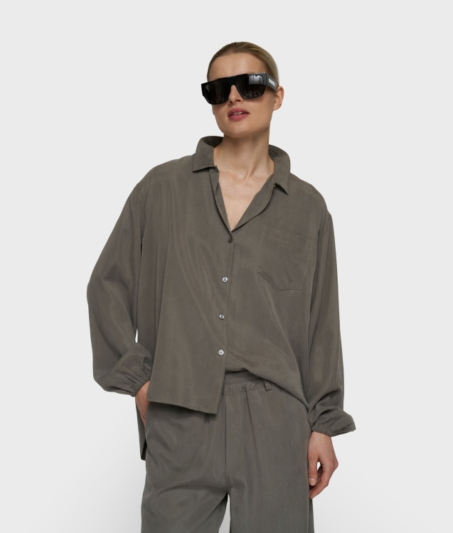 10DAYS LYOCELL SHIRT