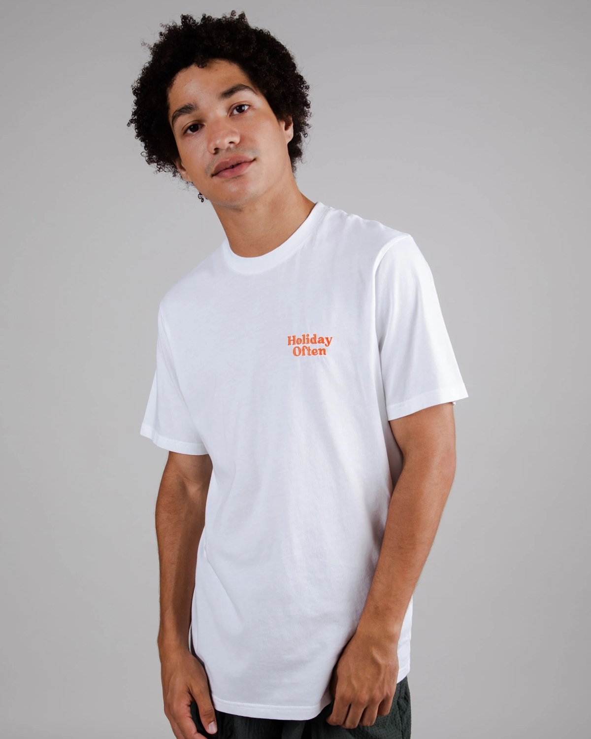 BRAVA HOLIDAY T-SHIRT Größe: S Farbe: WHITE