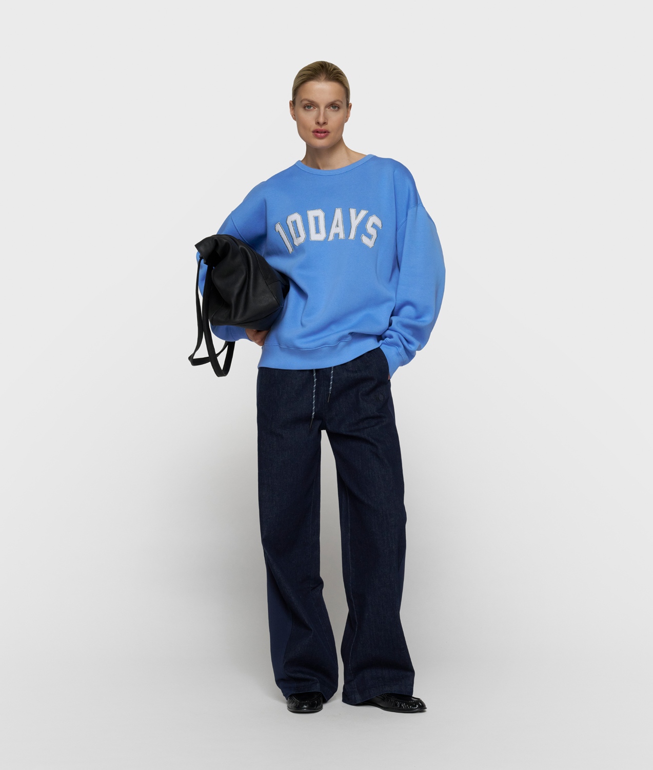 10DAYS WESTERN PANTS CHAMBRAY