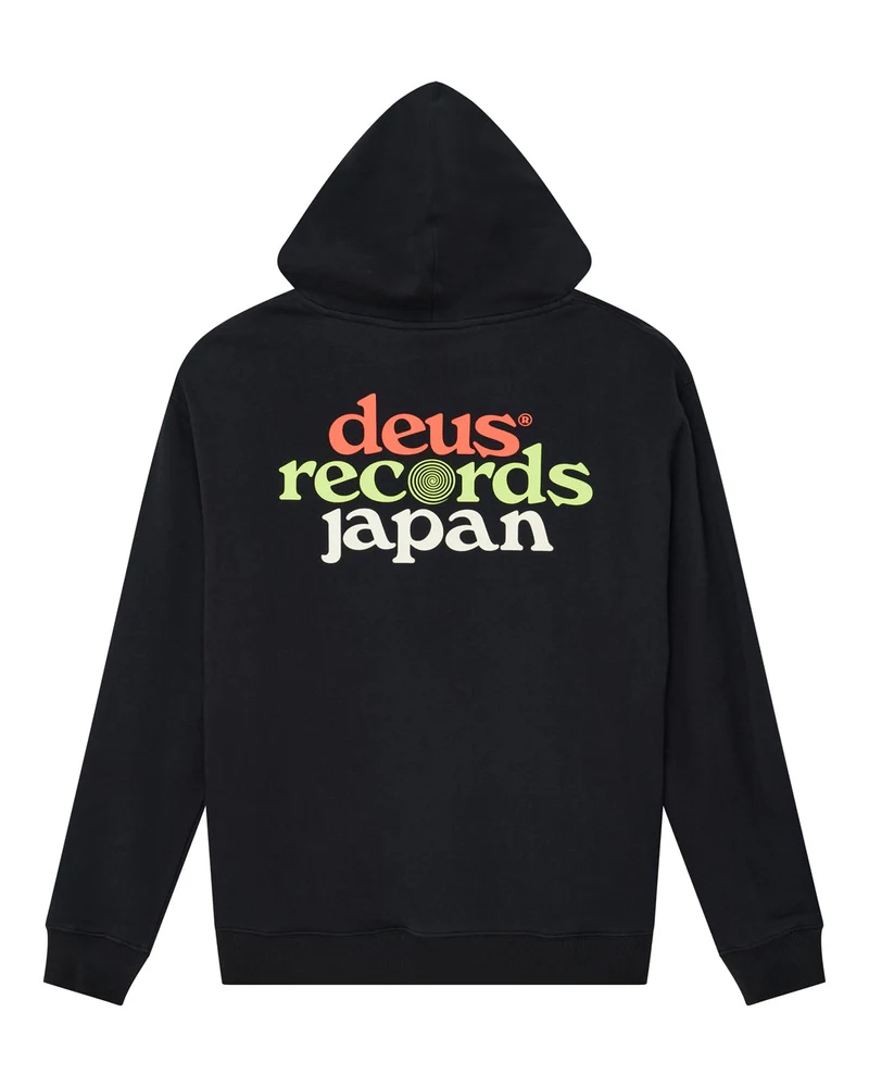 DEUS STRATA ZIP HOOD Größe: S Farbe: BLACK