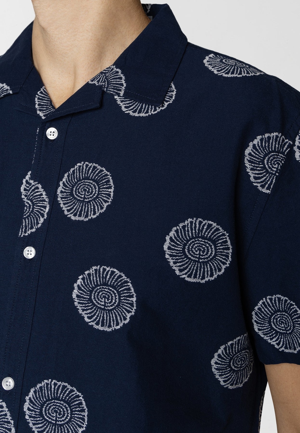 CLEANCUT COPENHAGEN BOWLING MILLEr SHIRT Größe: L Farbe: NAVY