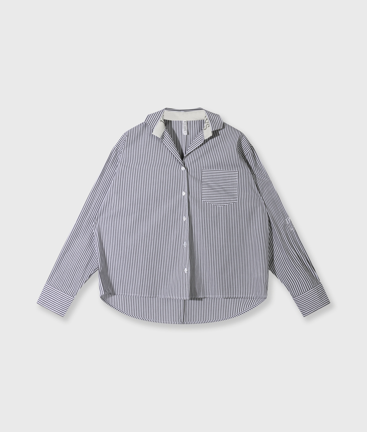 10DAYS SHIRT STRIPES GOTS Größe: XXS Farbe: WHITE/CHAR