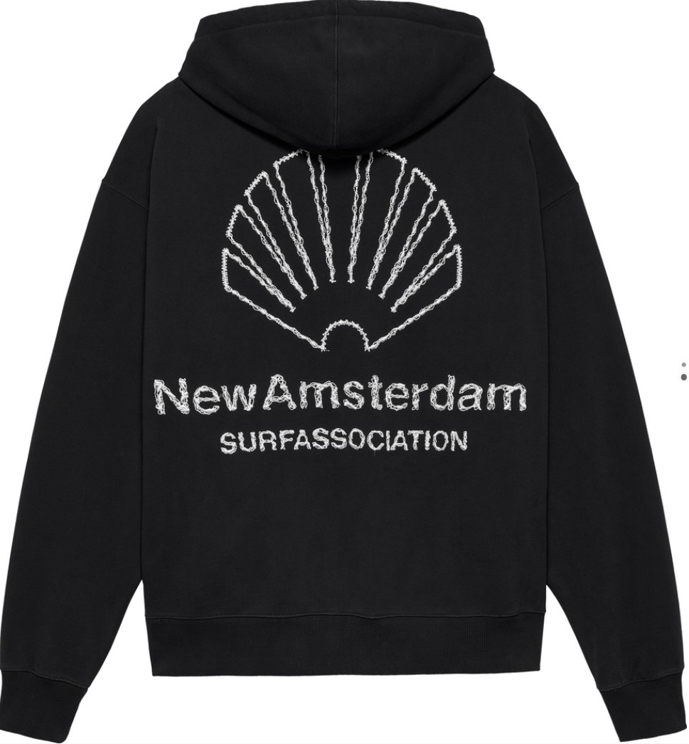 NEW AMSTERDAM LOGO  HOODIE Größe: S Farbe: BLACK