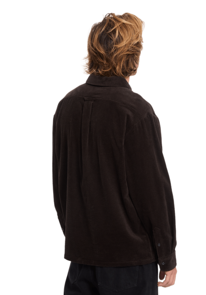 VOLCOM FOSTERED II CORD  L/S Größe: M Farbe: CACAO