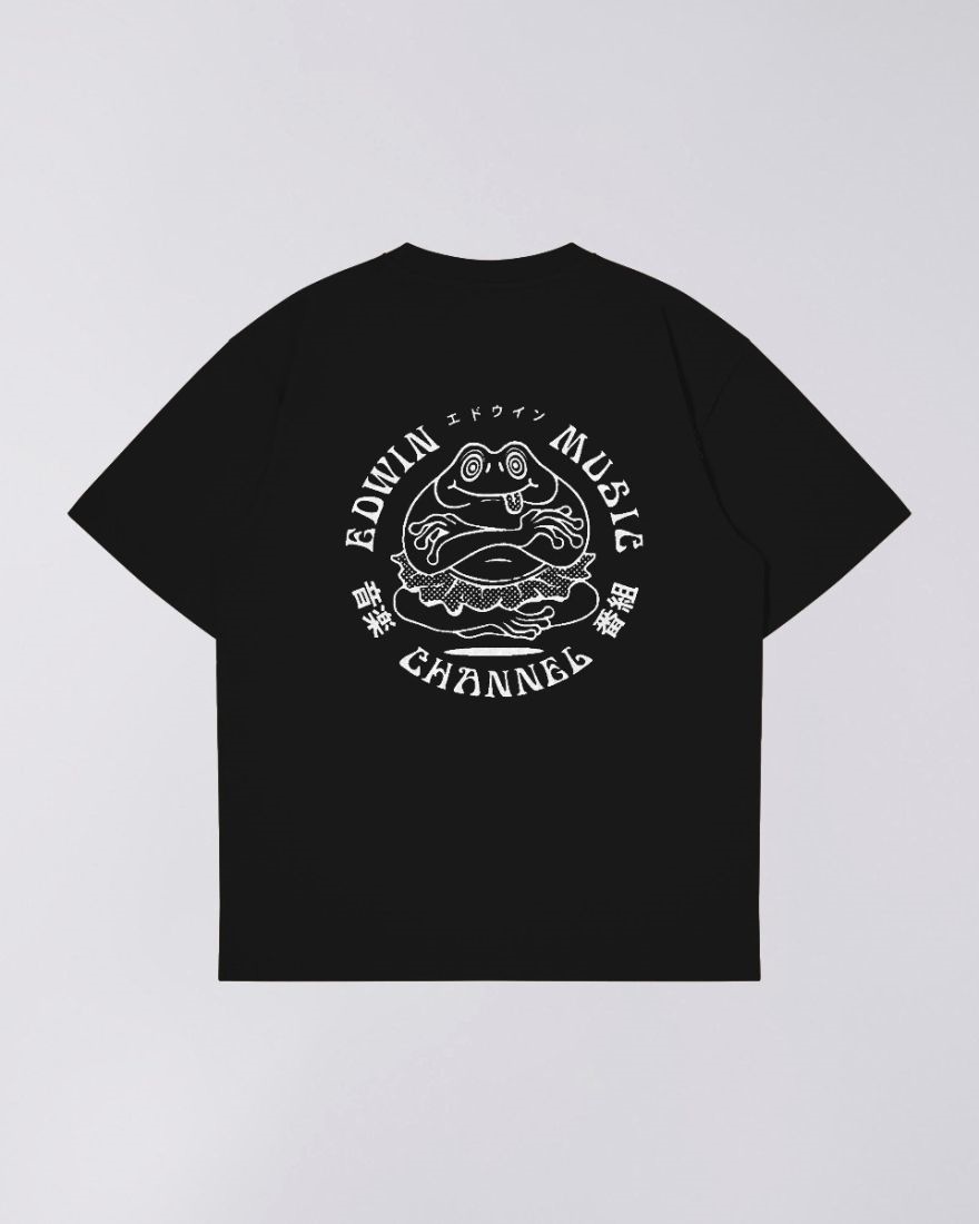 EDWIN EDWIN MUSIC CHANNEL TEE Größe: XL Farbe: BLACK