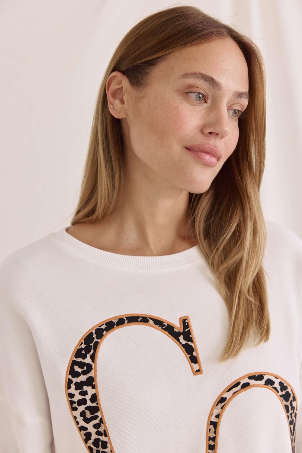 COTTON CANDY LADIES SWEATSHIRT Größe: M Farbe: O.WHITE