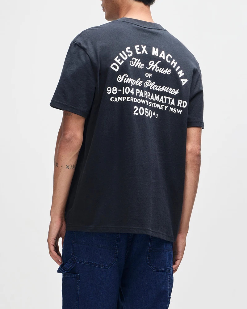 DEUS DROVERS DOG TEE Größe: L Farbe: BLACK