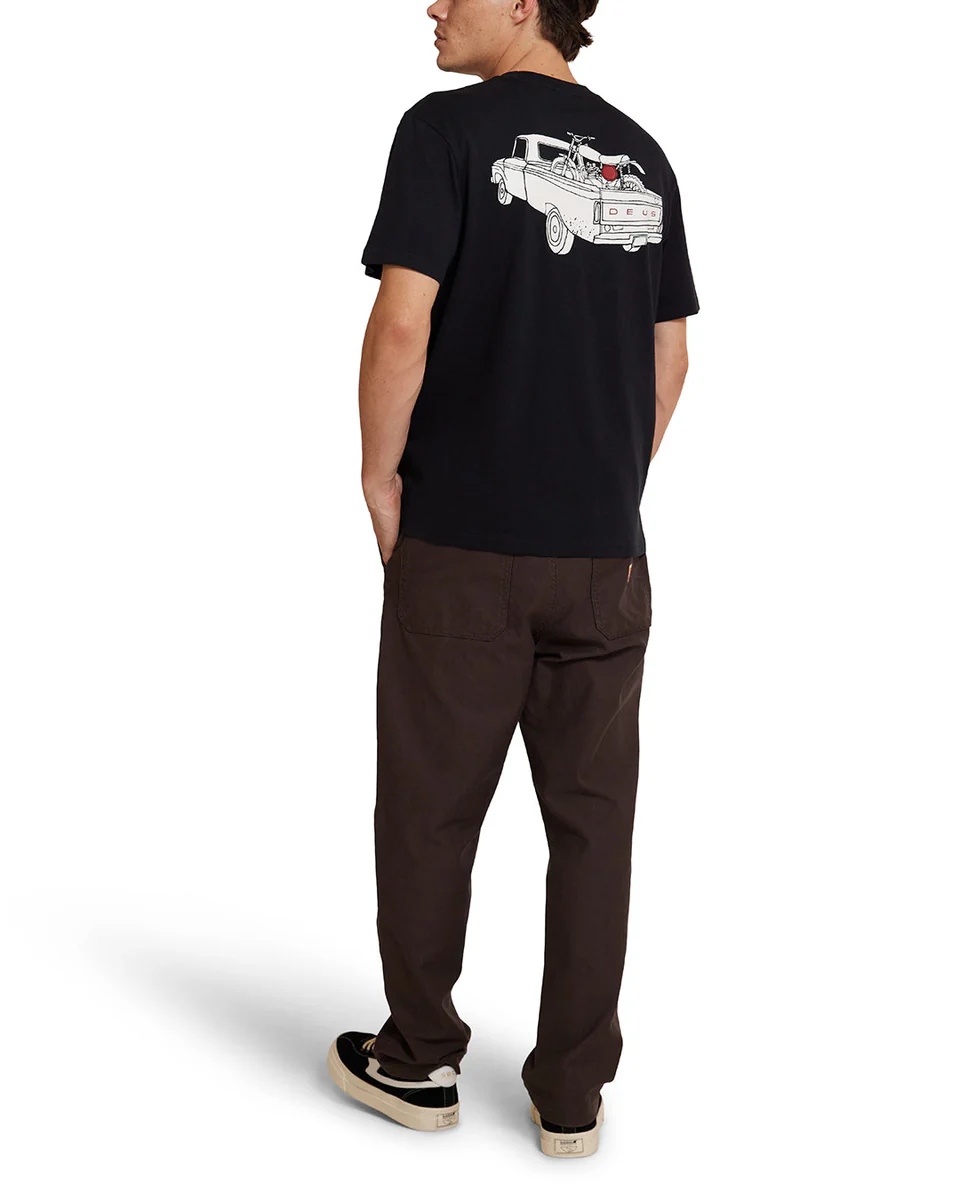 DEUS CARBY PICKUP TEE Größe: L Farbe: BLACK