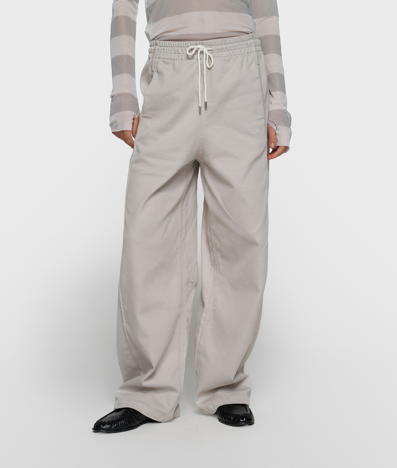 10DAYS WESTERN JOGGER Größe: XS Farbe: STONE