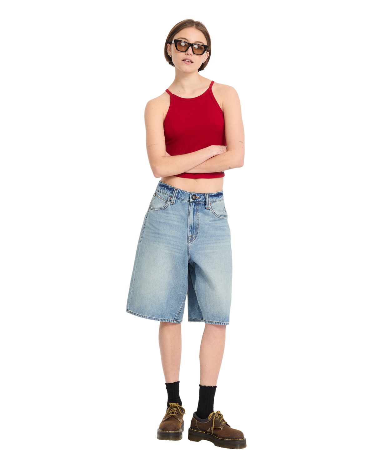 VOLCOM BEEGGY DENIM SHORT Größe: 25 Farbe: Blau