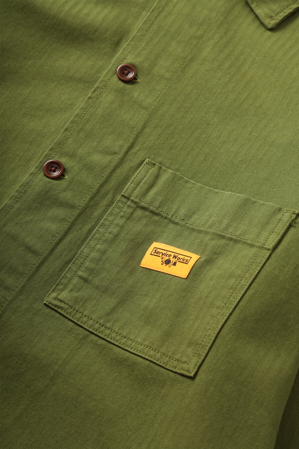SERVICE WORKS HERRINGBONE FOH JACKET