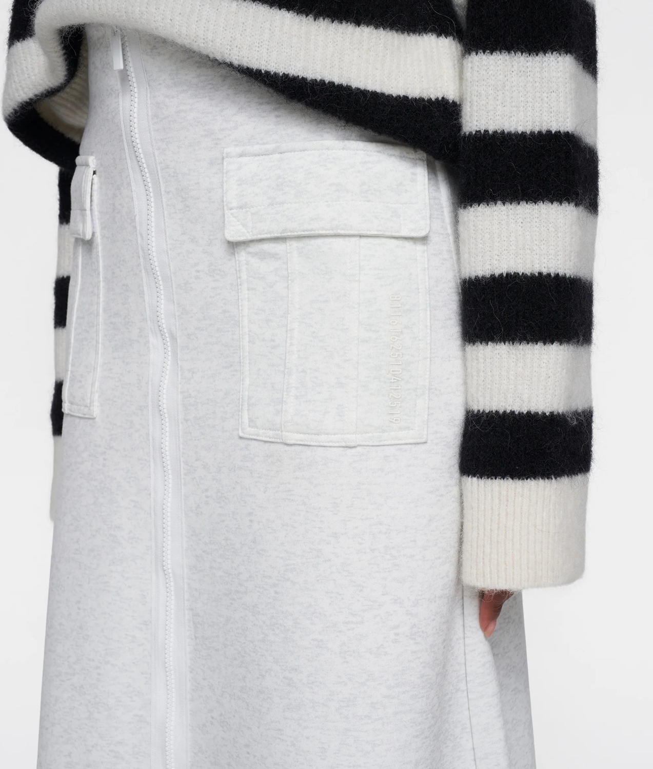 10DAYS ZIPPER SKIRT NEOPRENE