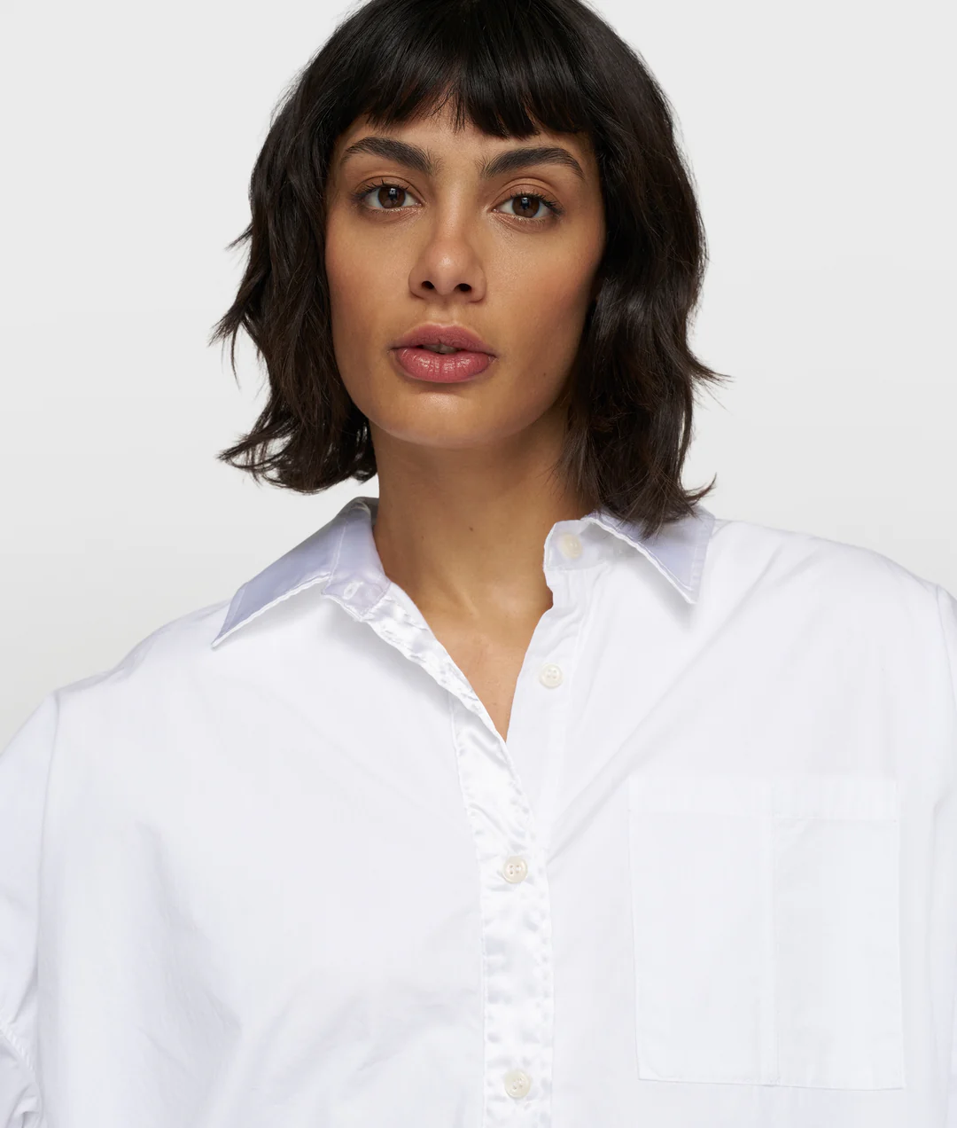 10DAYS CROPPED SMOKING BLOUSE