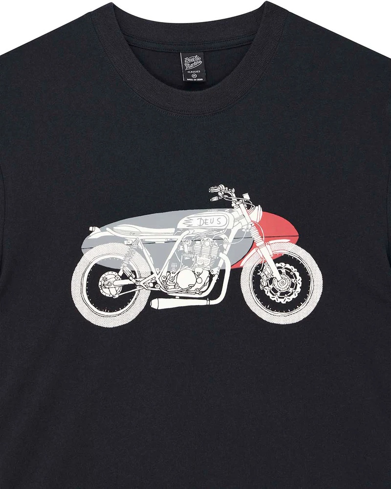 DEUS DROVERS DOG TEE Größe: L Farbe: BLACK