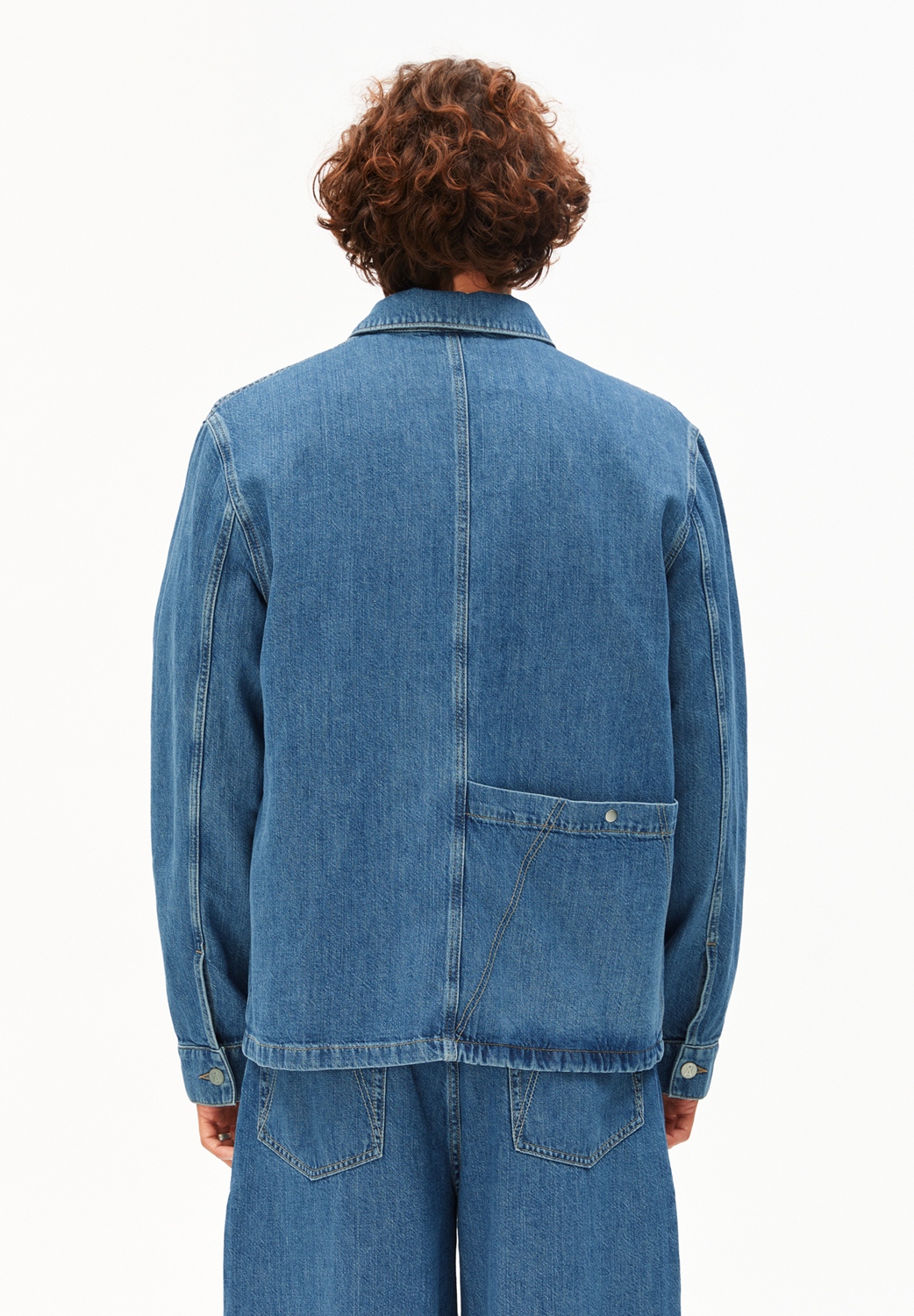 ARMEDANGELS LINEN BLEND DENIM JACKET Größe: L Farbe: SEA SALT
