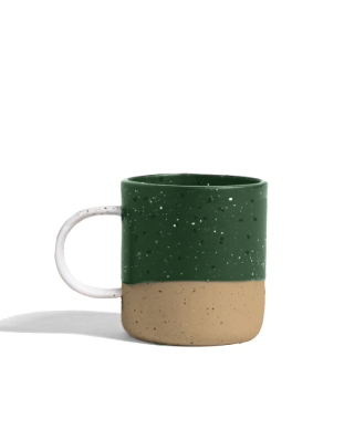 UNITED BY BLUE 8 OZ STONEWARE MUG