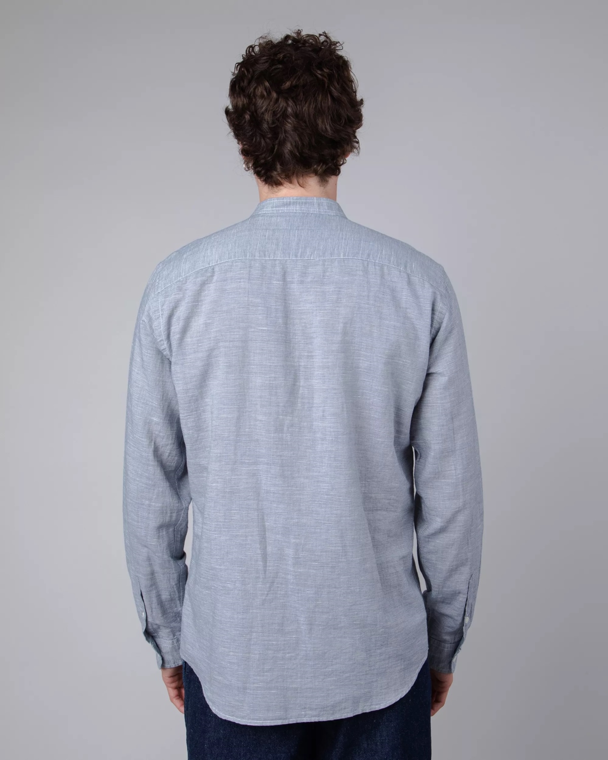 BRAVA PINSTRIPE  MAO SHIRT