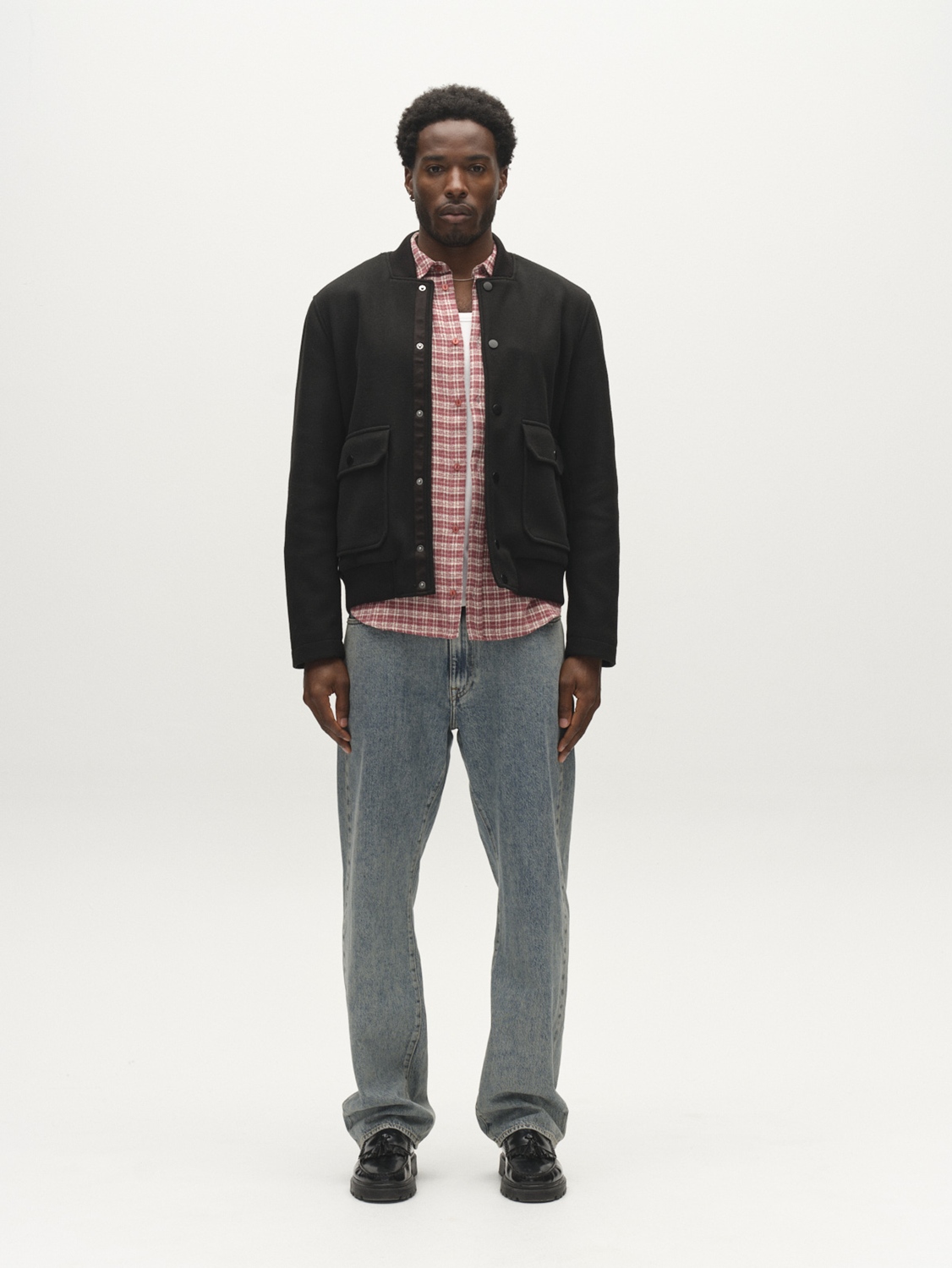 GABBA MATHEO PLAIN BOMBER JACKET