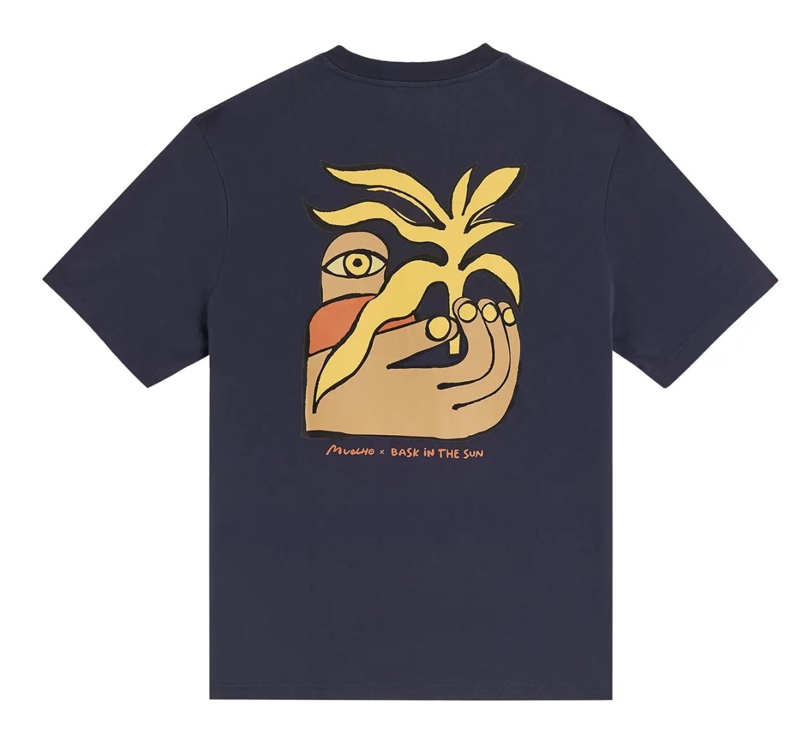 BASKINTHESUN PLANT TEE Größe: S Farbe: MIDNIGHT