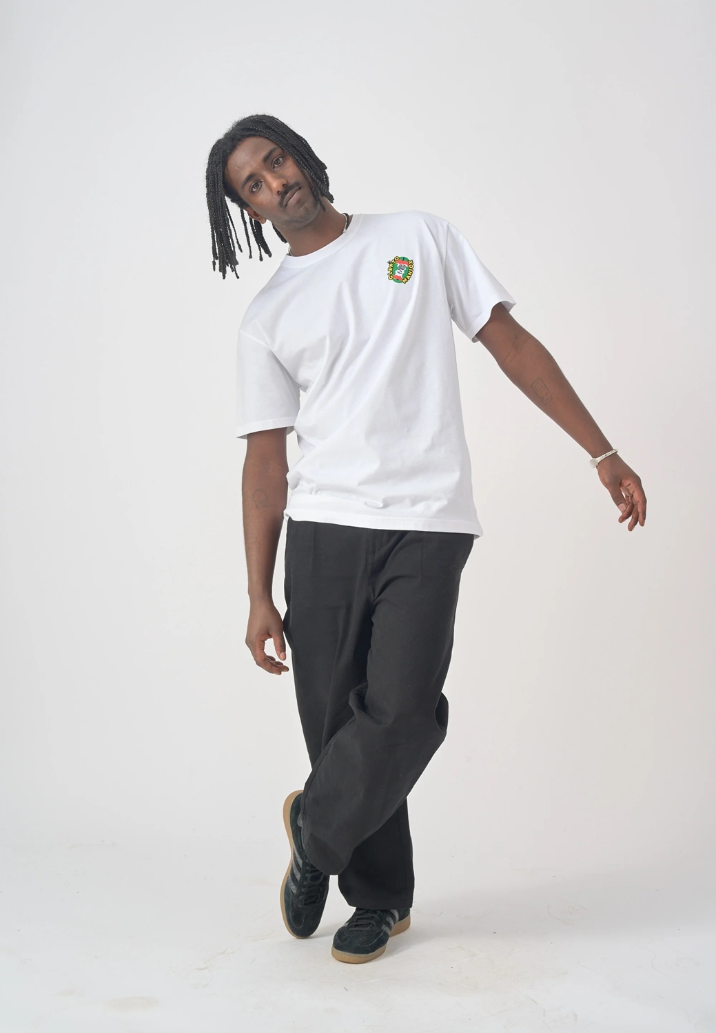 CLEPTOMANICX BOXY TEE FRESH FRUITS Größe: M Farbe: WHITE