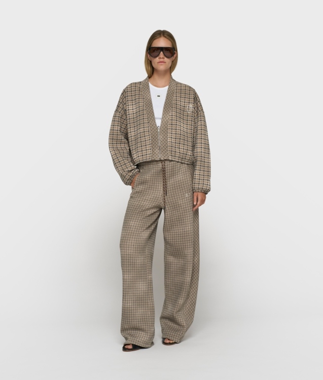 10DAYS WESTERN JOGGER CHECK Größe: S Farbe: CHAMPAGNE