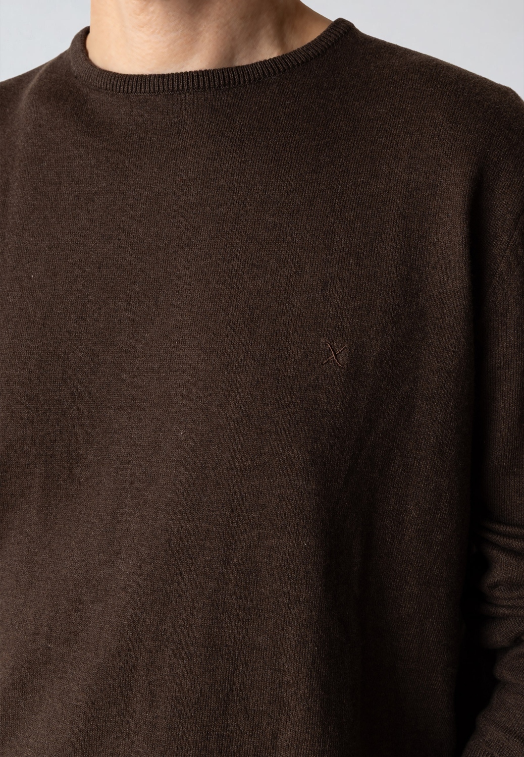 CLEANCUT COPENHAGEN CLAUDE CREWNECK KNIT Größe: XL Farbe: BROWN