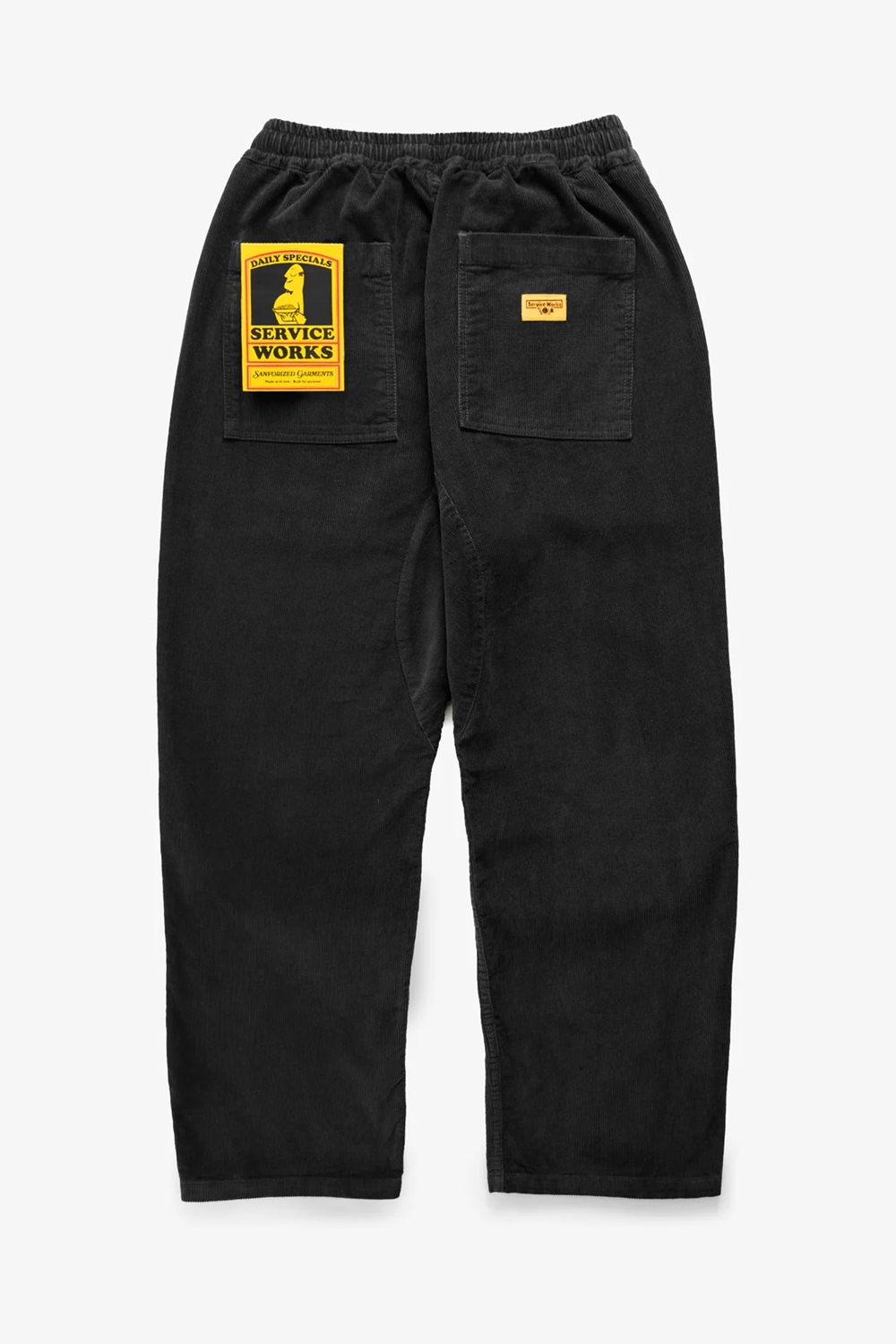 SERVICE WORKS CORDUROY CHEF PANT Größe: XS Farbe: BLACK